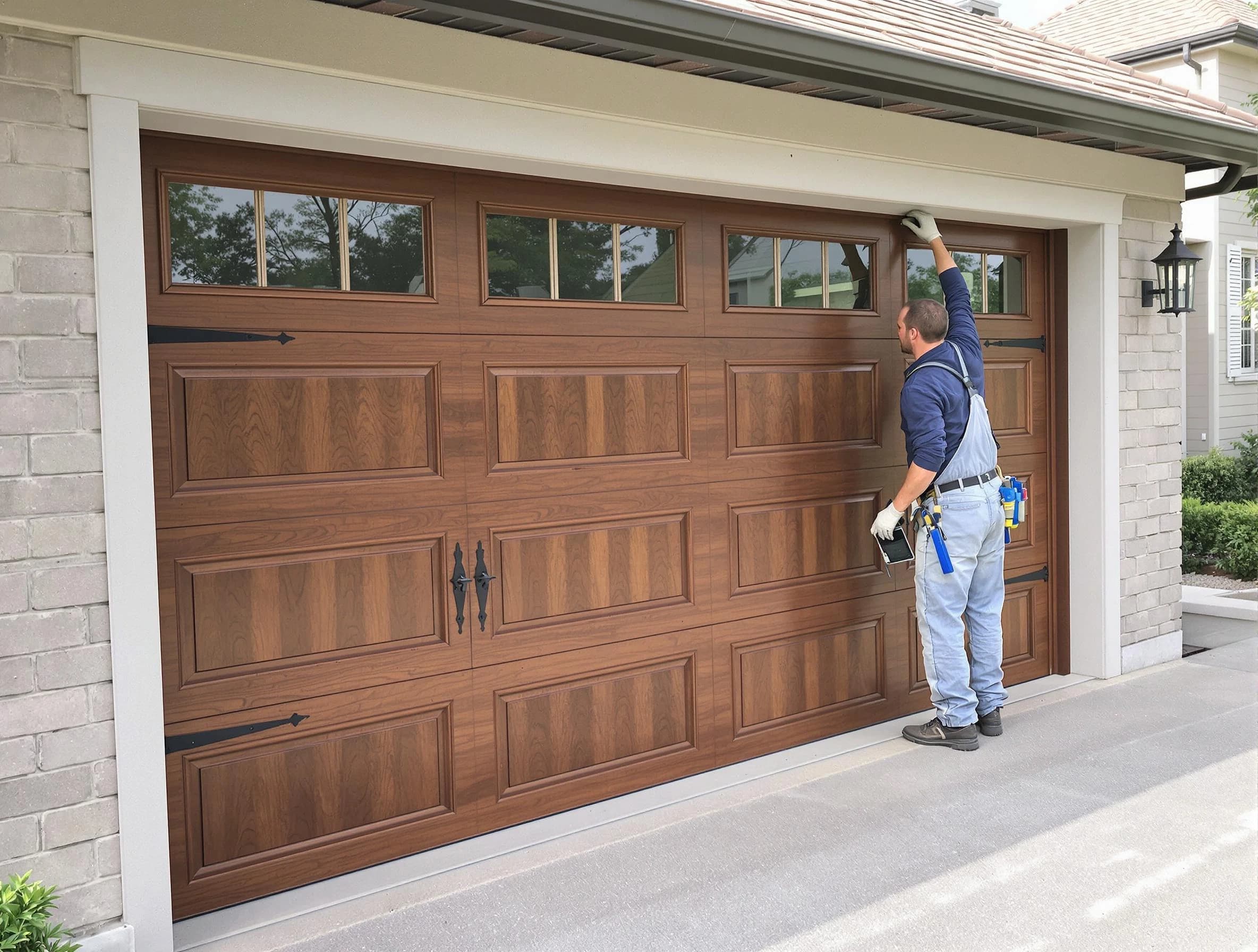 Custom garage door showcase by Avondale Garage Door Repair in Avondale