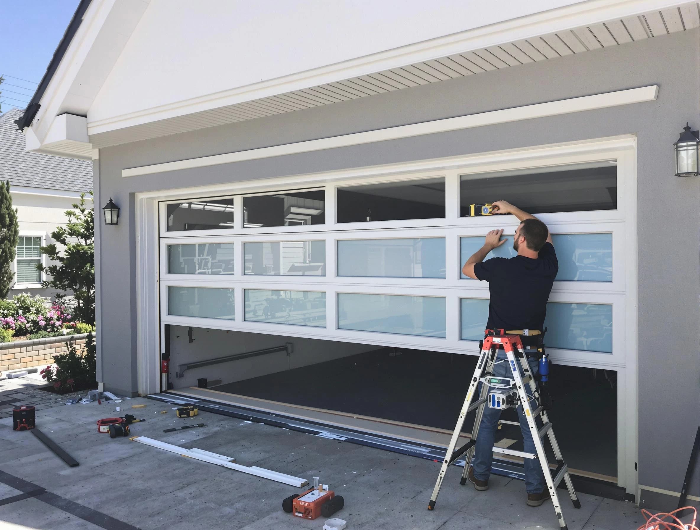 Avondale Garage Door Repair team performing garage door replacement in Avondale