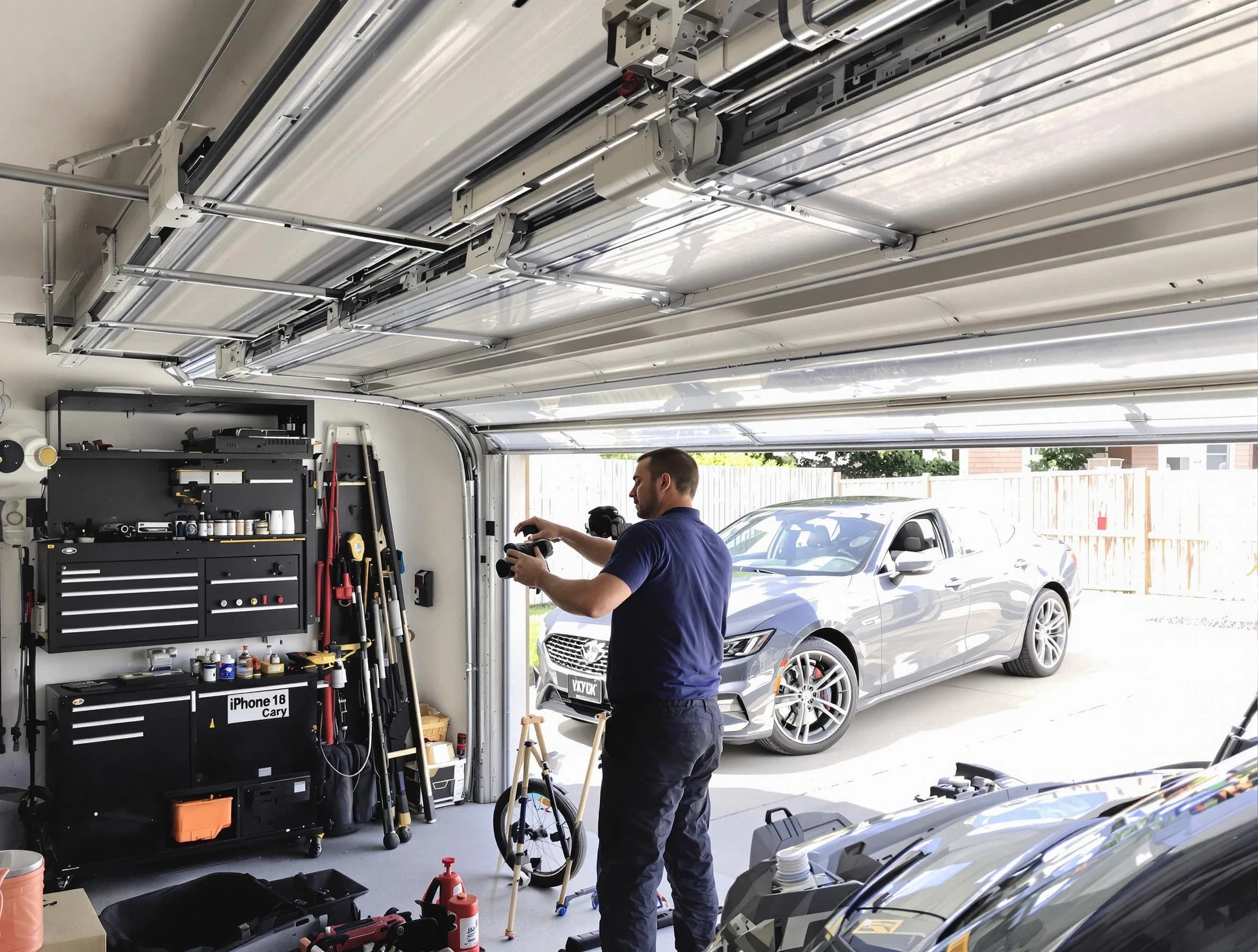 Avondale Garage Door Repair technician fixing noisy garage door in Avondale