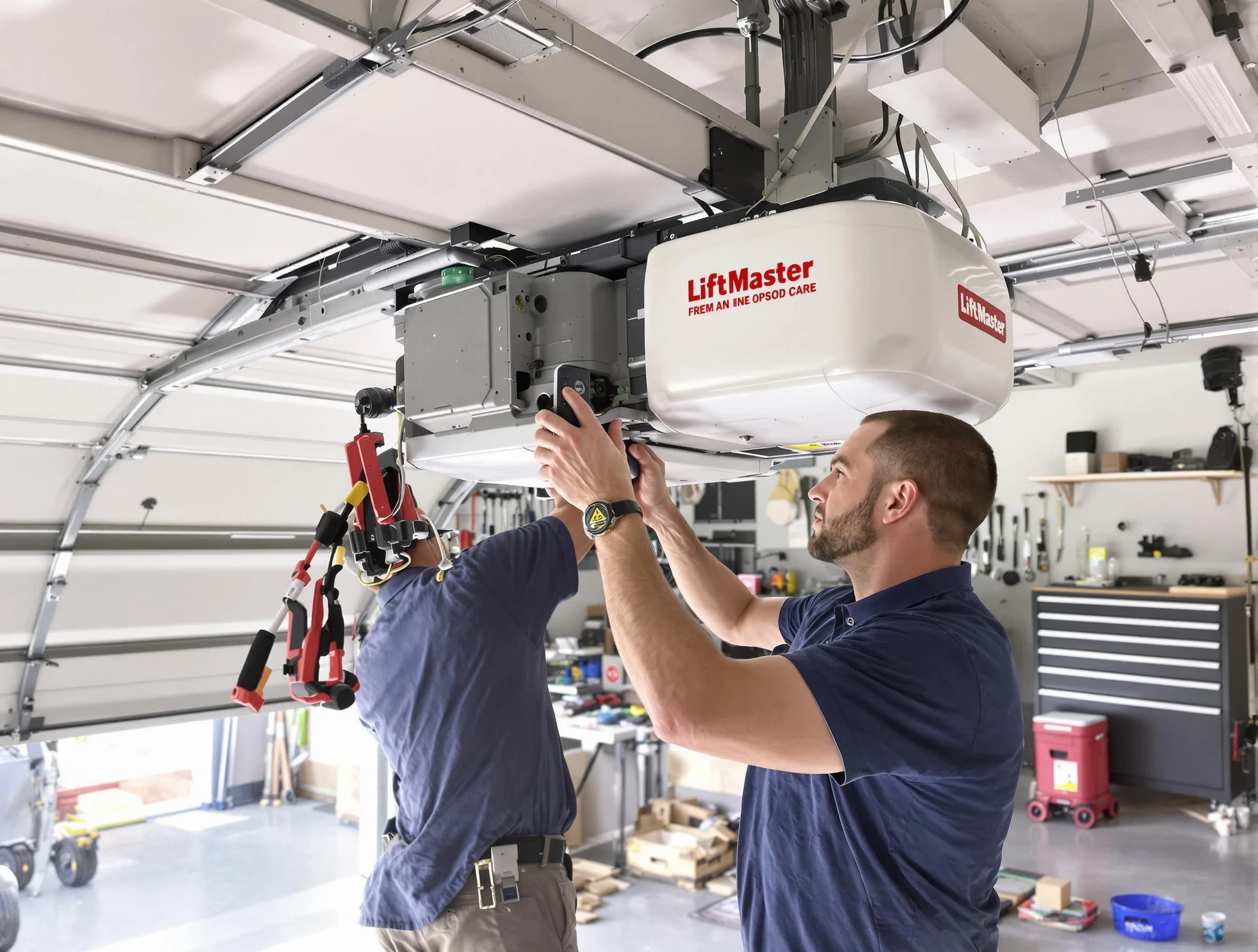 Avondale Garage Door Repair technician performing advanced diagnostics on garage opener in Avondale