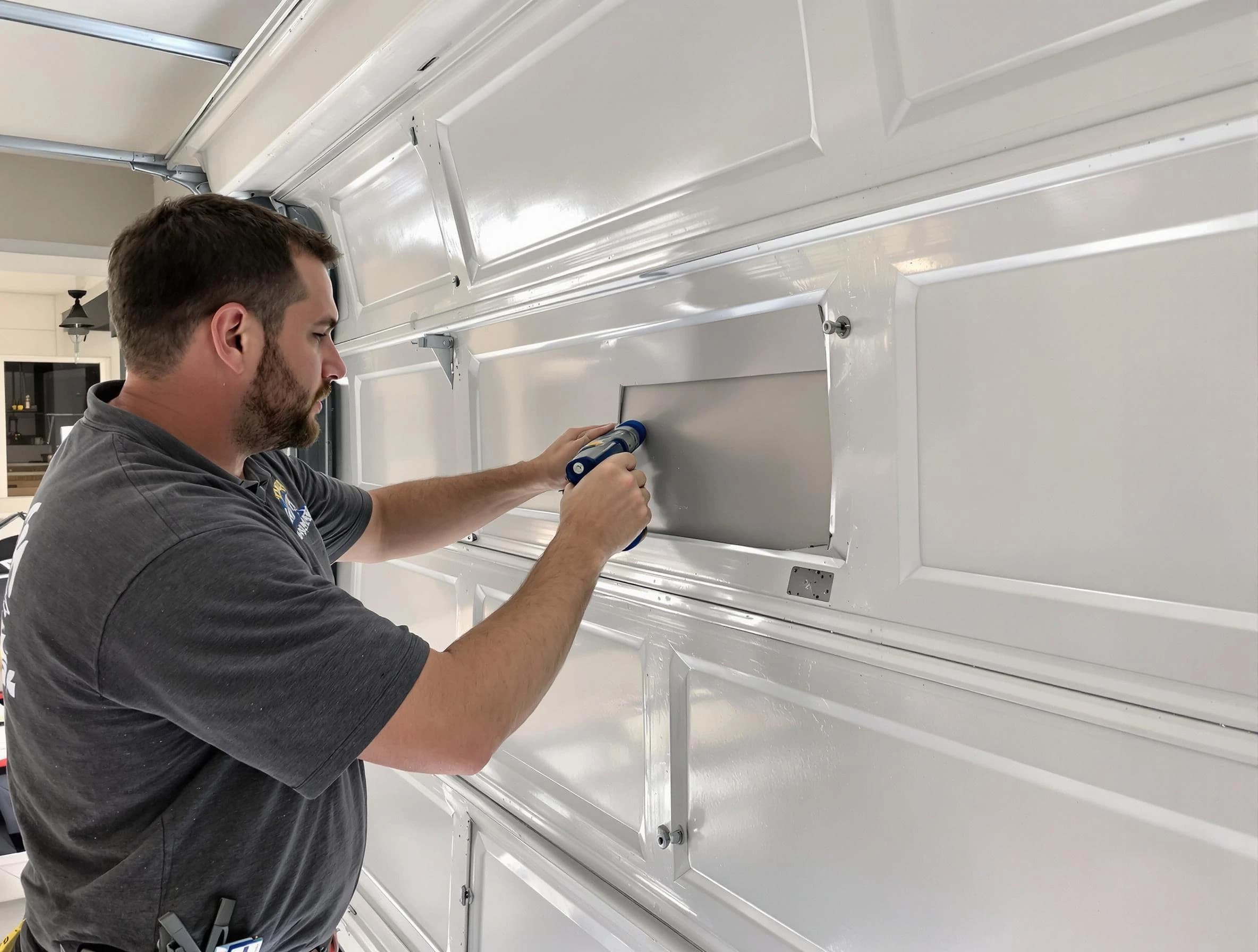 Garage door panel repair by Avondale Garage Door Repair in Avondale