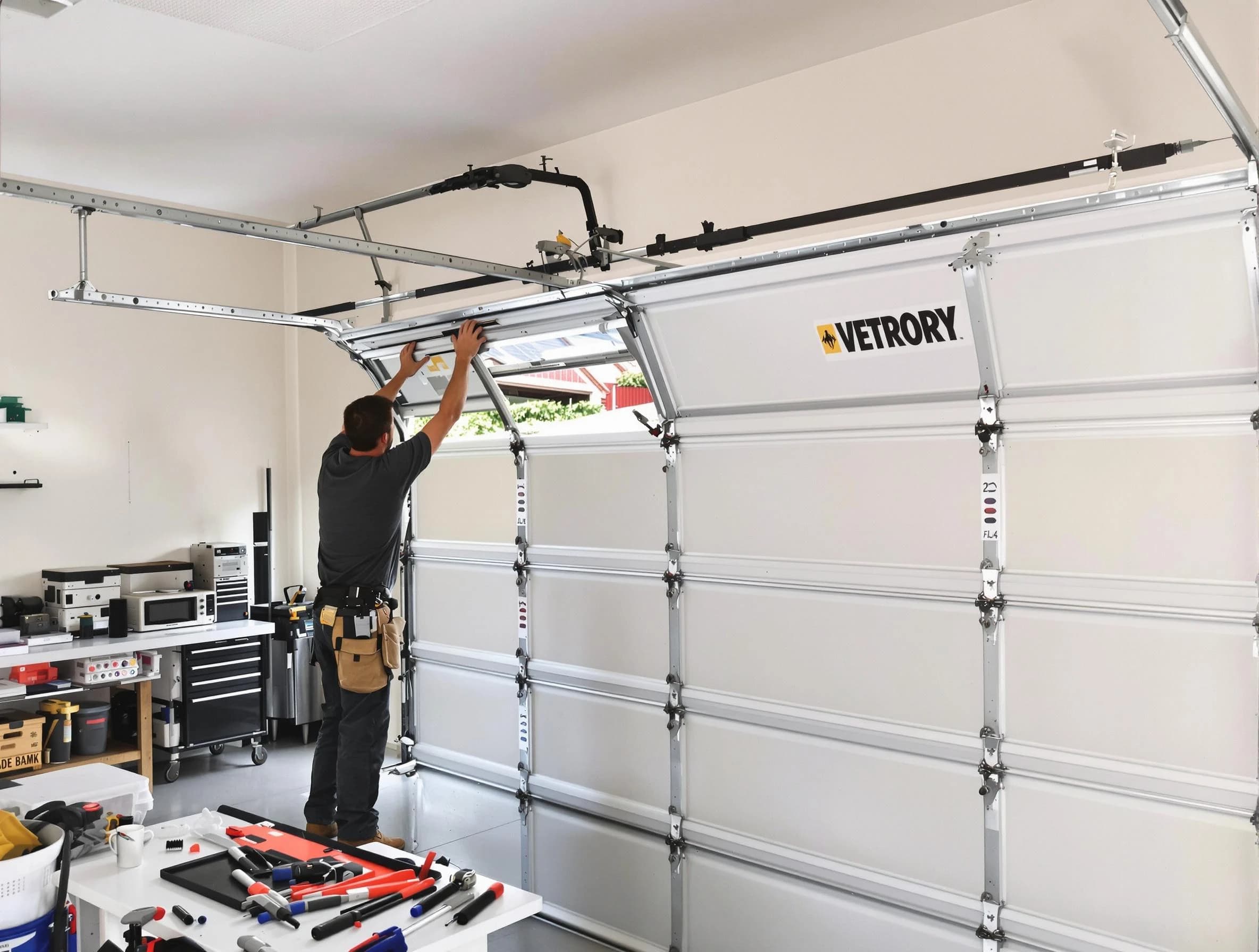 Avondale Garage Door Repair technician performing section replacement in Avondale