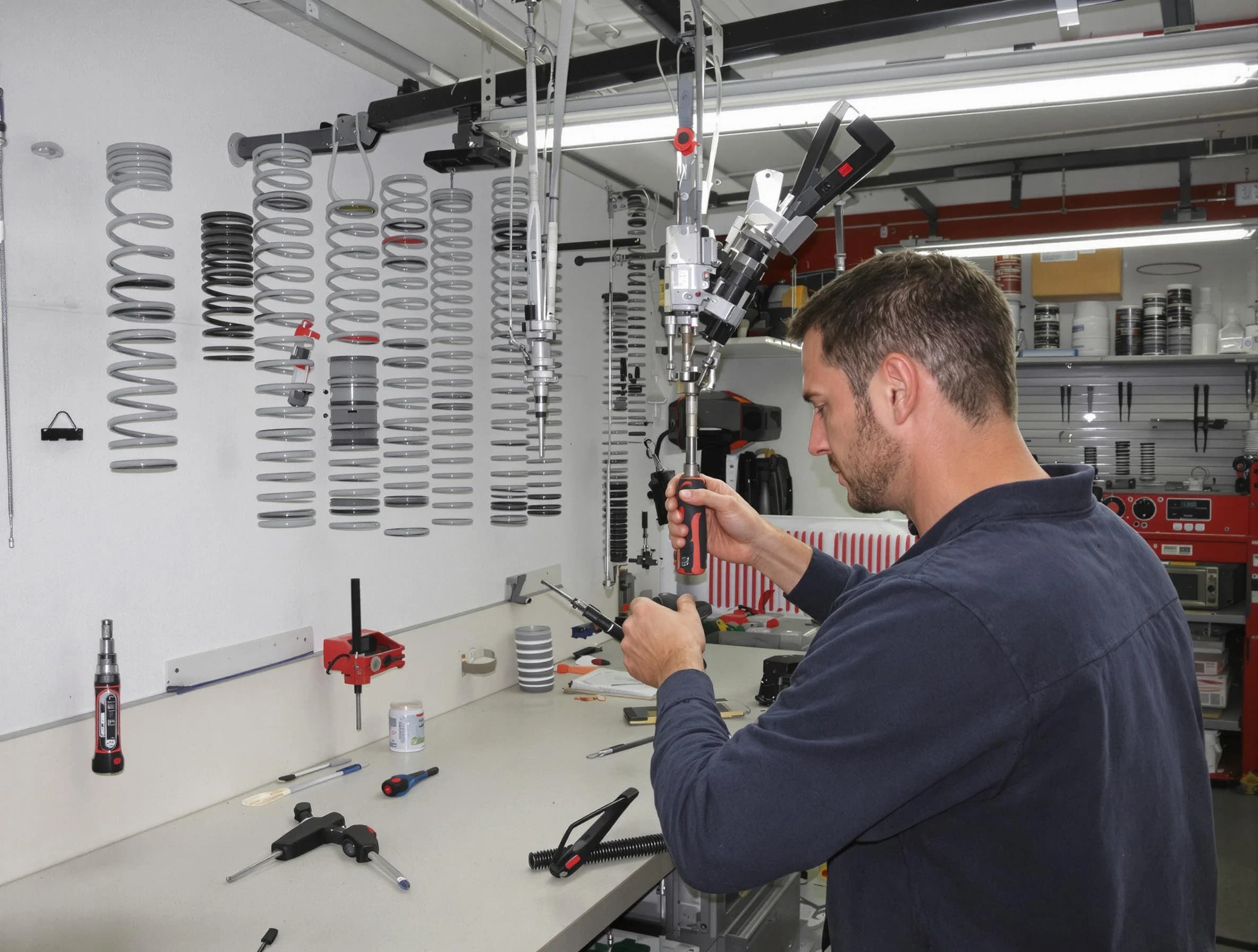 Avondale Garage Door Repair safety certified technician performing precision spring replacement in Avondale