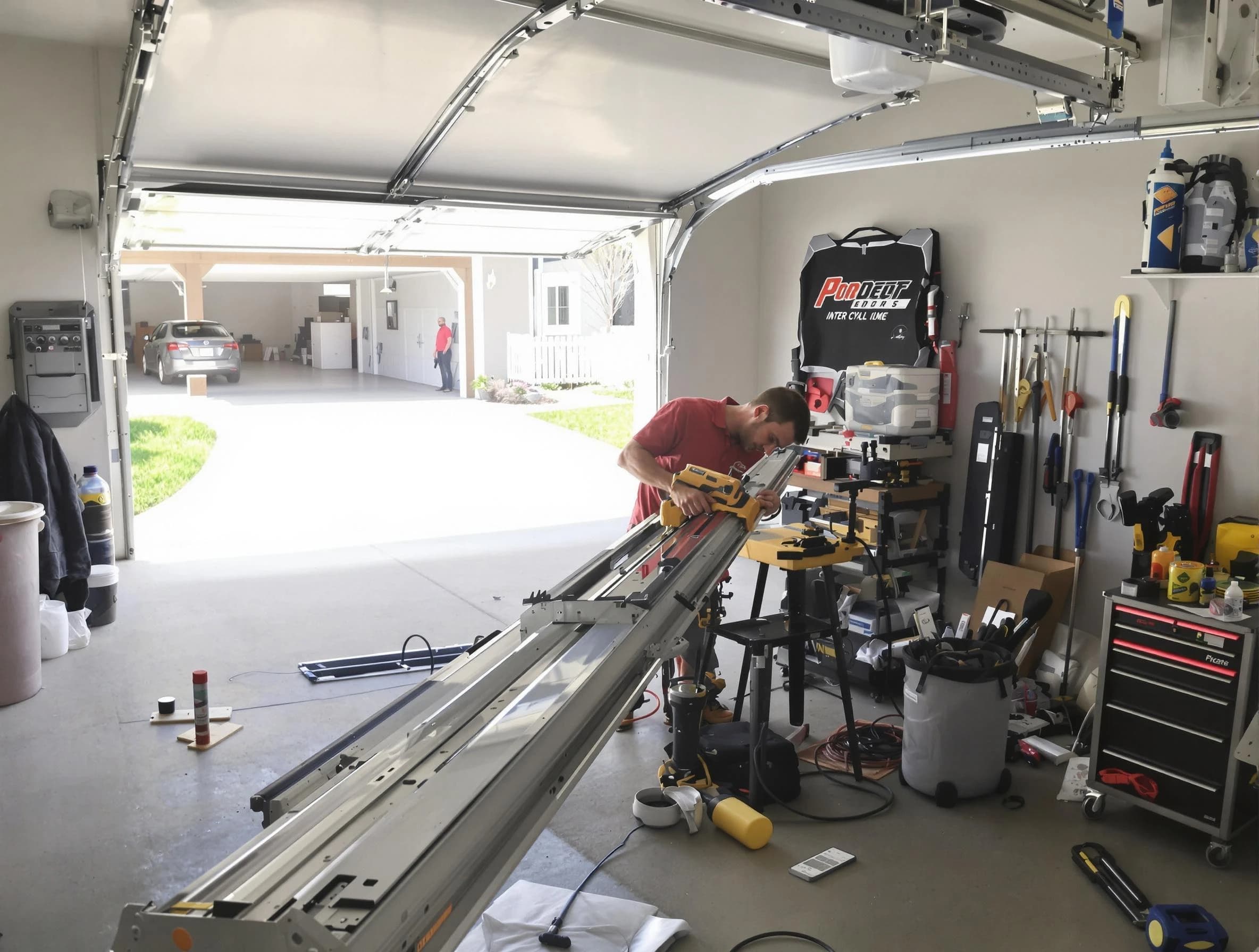 Avondale Garage Door Repair expert performing track repair in Avondale